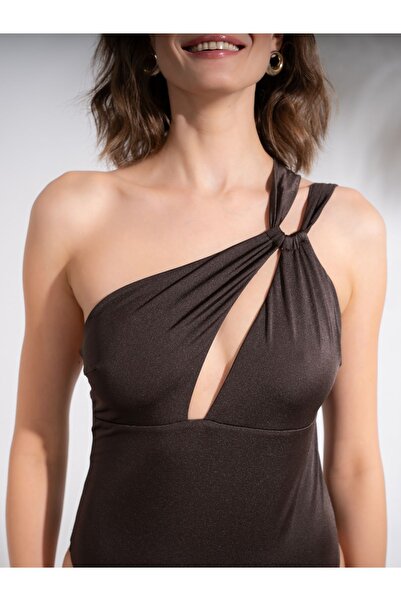 You.R by Nelson Coastal tek omuzlu sırt dekolteli mayo