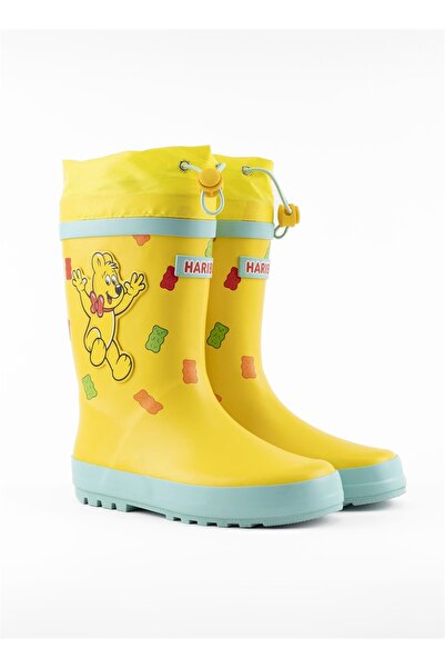 Haribo Sarı Erkek Çocuk Çizme Beden: 34