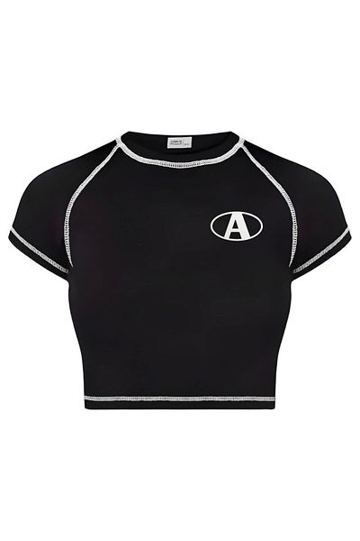 Carpe A-line Backstitch Crop Top