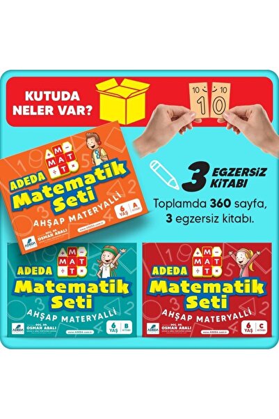 Adeda Yayıncılık Adeda Mat Mat Matematik Seti 6 Yaş
