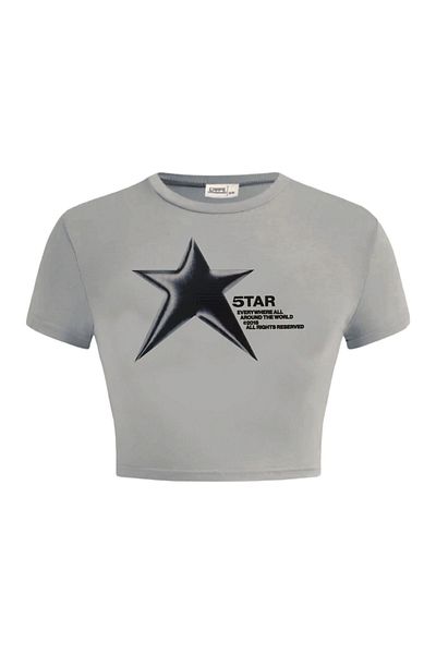 Carpe Gray 5Tar Crop