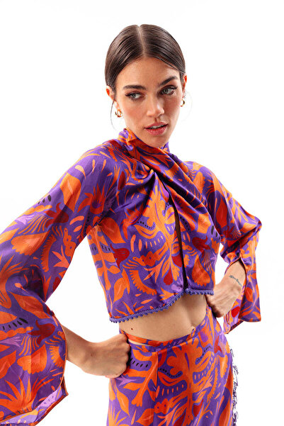 Movom MAUVE ÇAPRAZ YAKA CEKET