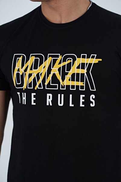 Est Estola Ανδρικό μπλουζάκι με ελαστική και απαλή υφή Lycra με λεπτή εφαρμογή - Crew Neck