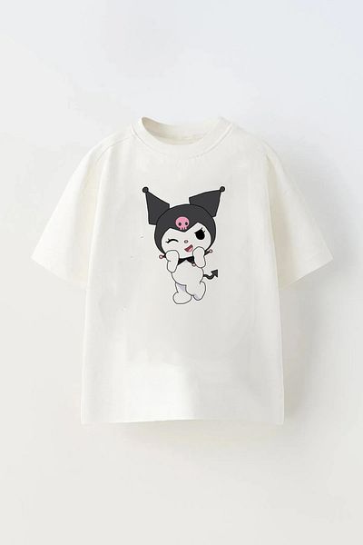 c.c.l. coccolin kids baby clup Tricou supradimensionat cu imprimeu Kuromi pentru fetiță