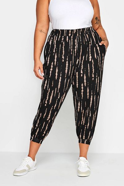 Stil Diva Plus Size Lycra Stretchy Fabric - Elastic Leg Pants145047