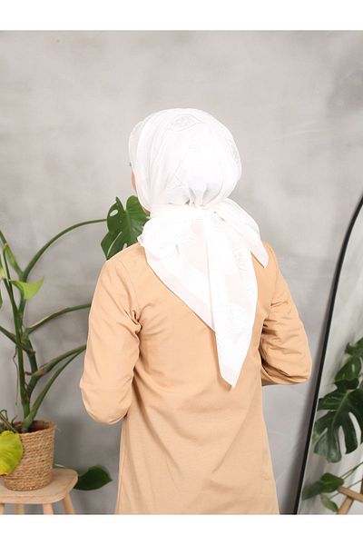 Golden Rose JACQUARD Chiffon Scarf - Comfortable and Stylish Design