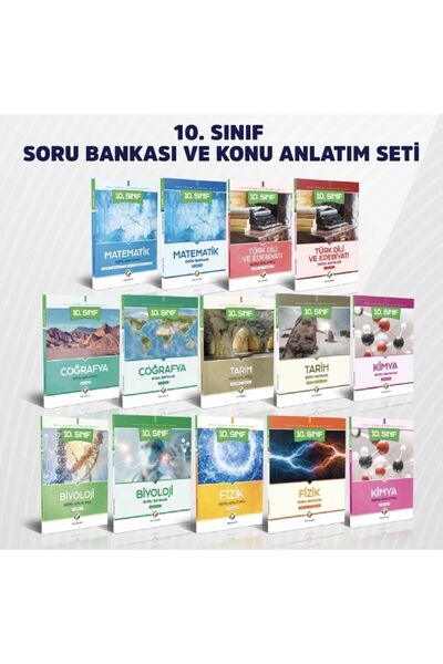 Final Yayınları 10.sınıf Konu Anlatım Ve Soru Bankası Seti-14 Kitap