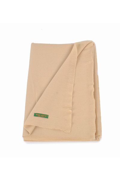 koza ebrar Elegansa Shoulder Neckerchief - Luxurious, Soft and Trendy Cream with Cashmere Texture, Elegance and Warmth Function