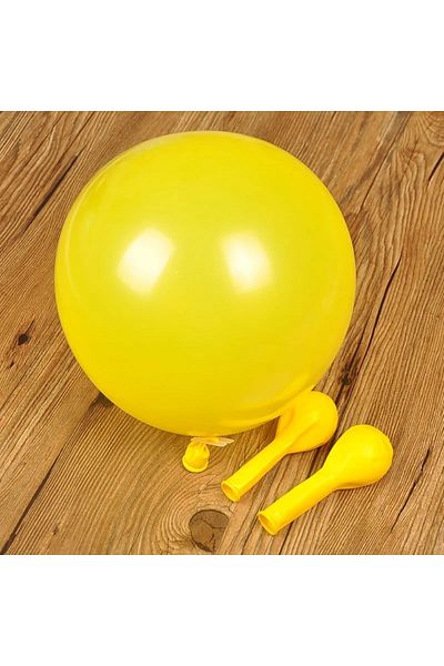 KüçükMelek yellow 12 inch balloon 10 PCS