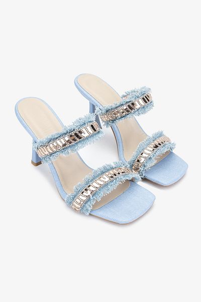 Valmenti Papuci de damă Azuro Light Jean Textile - Comozi și stilați
