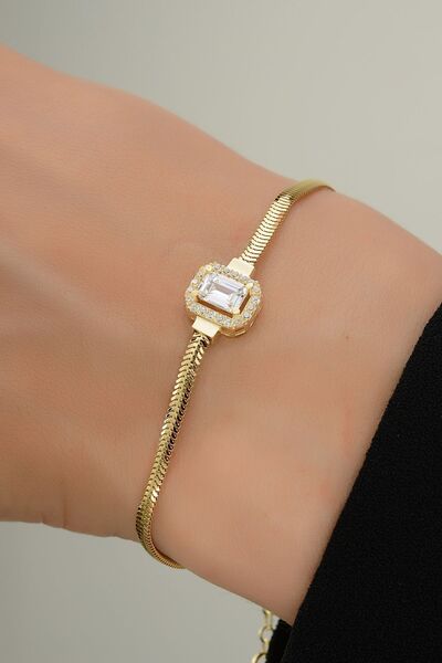 Çgk Çiğdem Gürel Kuyumculuk Balık Sırtı Italyan Baget Altın Bileklik