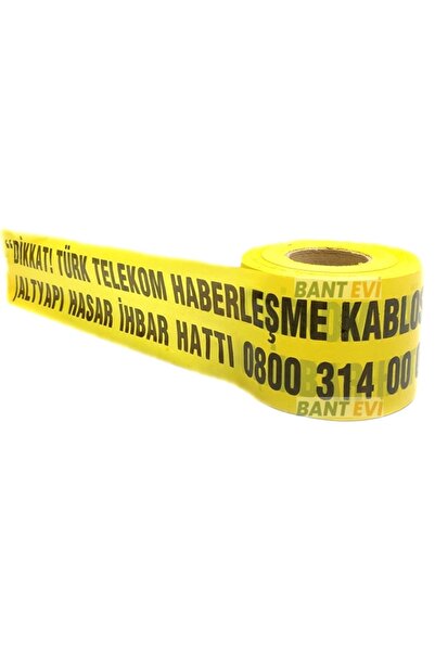 Türk Telekom Ikaz Şeridi 500m Türk Telekom Haberleşme Ikaz Bandı Telekom Emniyet Bant