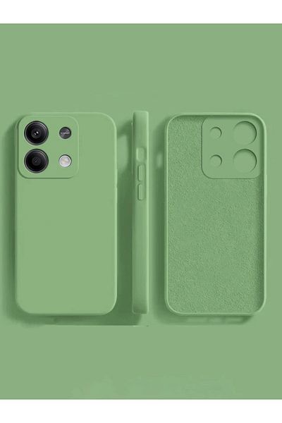 Merwish غطاء حماية من السيليكون الناعم لهاتف Xiaomi Redmi Note 13Pro 4G متوافق مع الهاتف باللون الأخضر