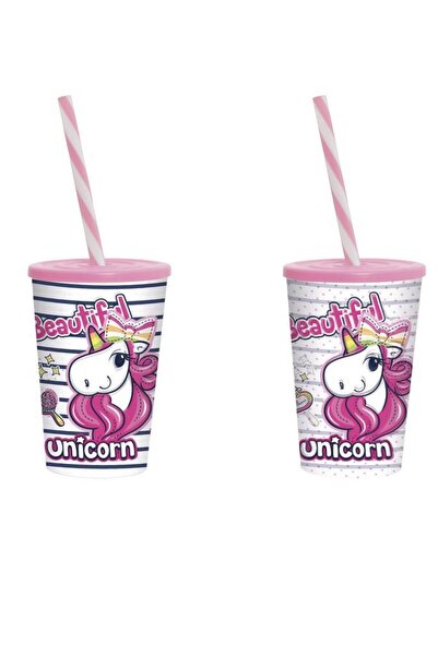 Herevin 330 Cc Unicorn Desen 3d Pipetli Bardak