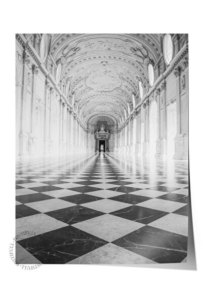 Postifull Mimari Poster, Siyah Beyaz Çerçevesiz Poster, Sanatsal Baskı NO:222...