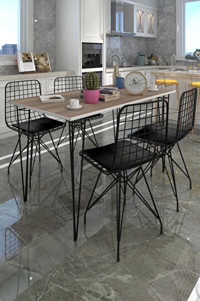 Kenzlife Knsz Masa Sandalye Takımı Hem75Mazlum Crdsyh 100*070 4 Sandalye Syhsyh