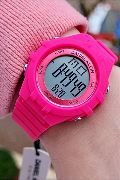 Daniel Klein 7 Different Fuchsia Girls' Wristwatches with Light, Alarm and Stopwatch Dkgnct938