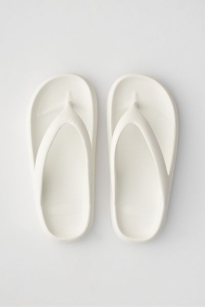 OZYO Camilo White Flip Flops Platform Beach - Casual Slippers