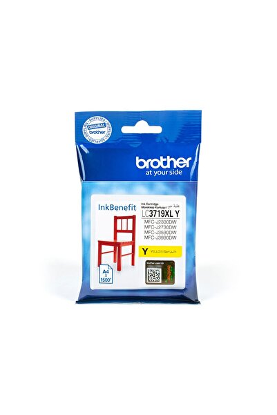 Brother LC3719XLY 1500 Sayfa Kapasiteli Sarı Kartuş