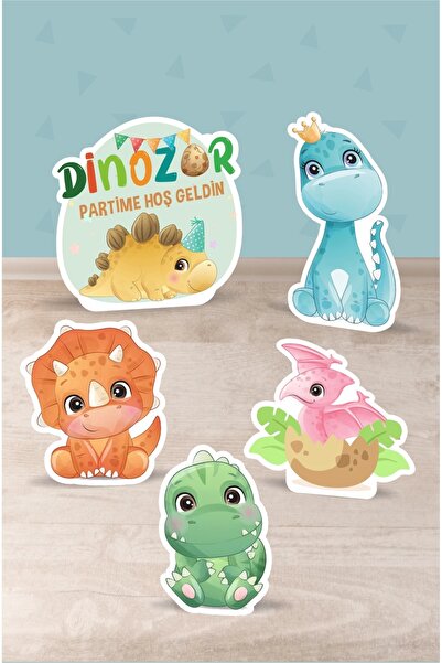 neşeli günlerim Rođendanska zabava na temu beba dinosaura * Set stojnih tabla