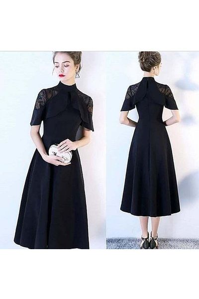 Styling Park Lace Detailed Midi Dress