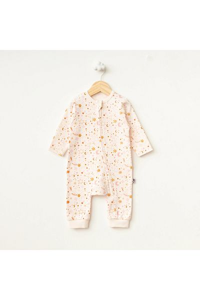 Crazy Baby Ribbed Sky Jumpsuit