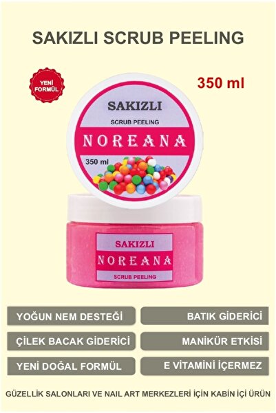 Noreana Sakızlı 350ml Scrub Peeling Batık & Çilek Bacak & Pürüssüz Cilt