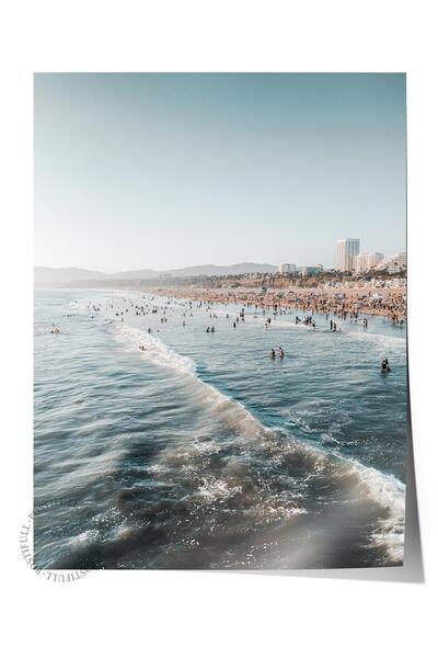 Postifull Poster fără încadrare, pictură cu tematică de vară NR:88, fotografi...