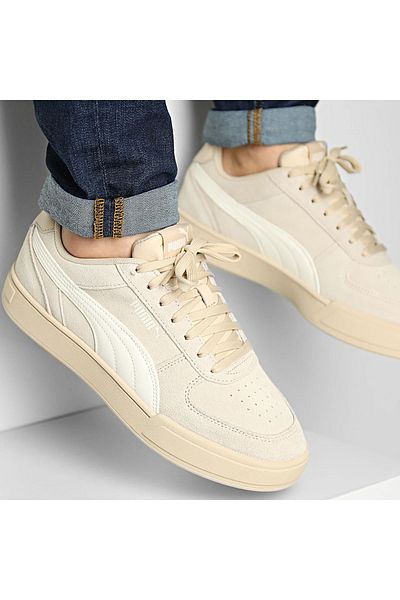 Puma suede sneakers beige
