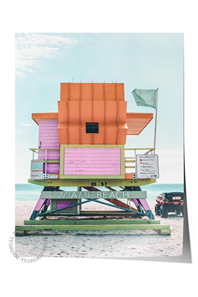 Postifull Αφίσα χωρίς πλαίσιο, ζωγραφική με θέμα το καλοκαίρι ΝΟ:229, έγχρωμη...