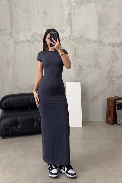 World Fashion Trends Μαξί κοντομάνικο φόρεμα