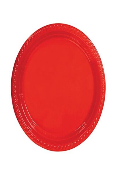 Happyland Seçeceğiniz Renkte 23 Cm 25'li Plastik Tabak Kullan At Tabak