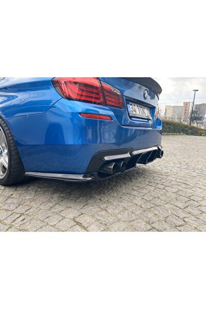 bkstuningshop Bmw F10 2011-2017 M5 Vorsteiner Difüzör (PLASTİK) Parlak Siyah