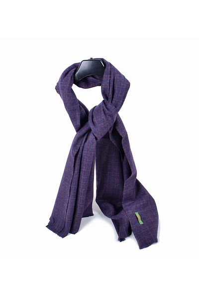 koza ebrar Elegansa Cashmere Textured Shoulder Neckerchief - Elegance and Warmth, Luxury and Soft Trendy Plaid