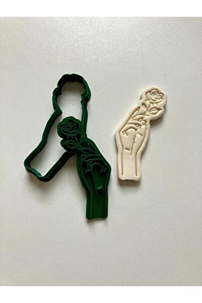 Volala قالب كوكيز يدوي ووردي