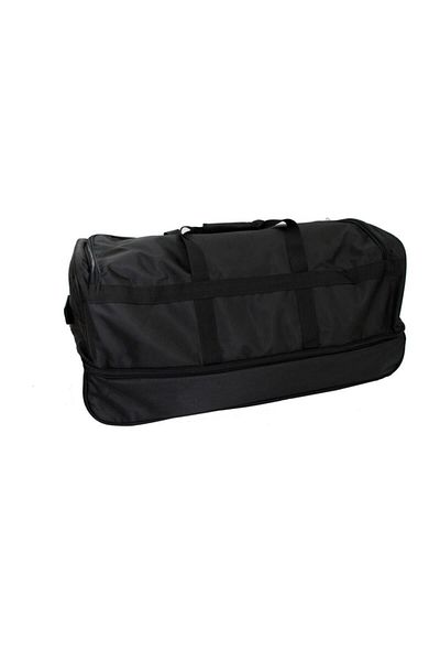 ESCAPE 254-s Black Three-Wheel Checked Travel Bag