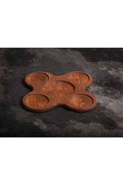 SAMMWOOD 5 COMPARTMENT WOODEN FLOWER PATTERNED FRAME