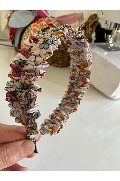 MADE BY PERİ Viscose Fabric - Comfortable in Crowns for Kids and Adults with Ruffles and Colorful Patterns