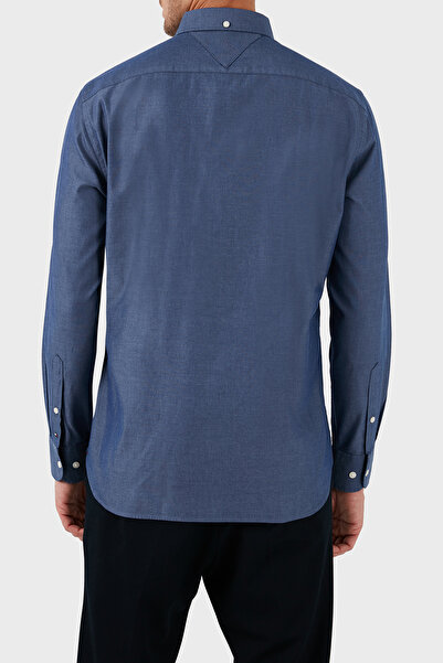 Tommy Hilfiger Düğmeli Yaka % 100 Pamuk Regular Fit Gömlek Erkek GÖMLEK MW0MW33326 DXF