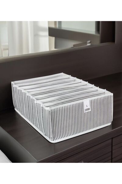 ALAS 2 منظم أدراج أكورديون 8 أقسام كبيرة