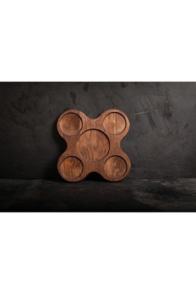 SAMMWOOD 5 COMPARTMENT WOODEN FLOWER PATTERNED FRAME