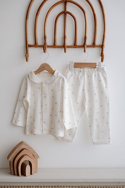 TBA COLLECTION Daisy Leaves Pajama Set