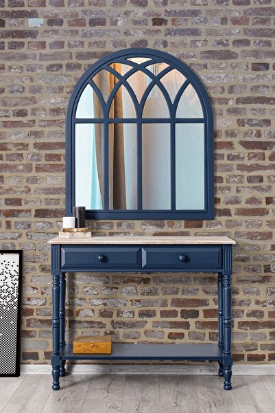 Albero Home Barbery Lacivert Aynalı Dresuar Takım - Large