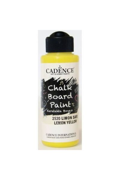 Cadence Limon Sarı Kara Tahta Boyası 120ml 2520