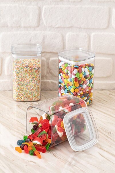 FİTHOME 9 Pieces Full Vacuum Transparent Food Storage Container Set
