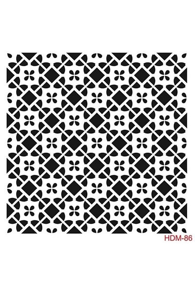 Cadence Home Decor Stencil Hdm086 ( 25 X 25 )