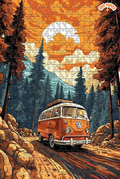 Teona Ahşap Ay Işığında Macera Yolculuğu Dekoratif Çift Katlı Çerçeveli Asıla...