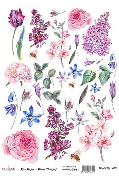 Cadence Rice Decoupage - Model 632