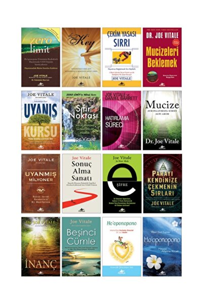 Pegasus Yayınları Joe Vitale Tüm Kitapları Koleksiyon Takım Set 16 Kitap