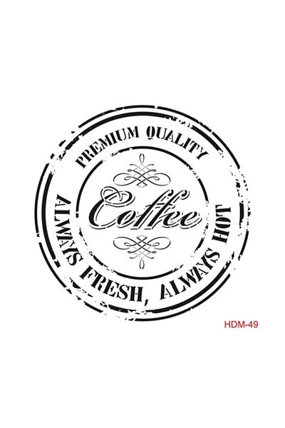 Cadence Coffee Stencil (template) 25x25 Cm